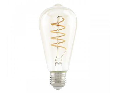 Imagen 1 del producto Ampolleta LED 4W E27 luz cálida ST64 Ámbar