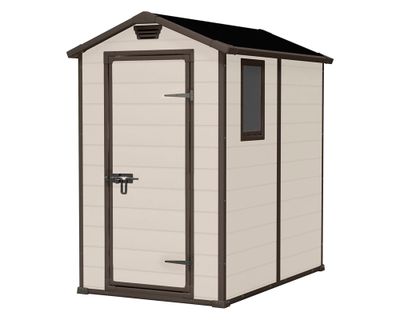 Bodega jardín Manor beige 198x130x192 cm