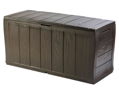 Baúl Sherwood marrón 57x117x45 cm