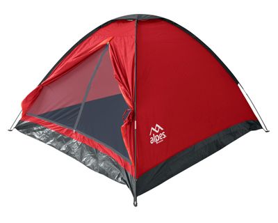 Imagen 2 del producto Carpa dome Galápagos 130x210x210 cm 4 personas rojo
