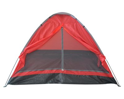 Carpa dome Galápagos 130x210x210 cm 4 personas rojo