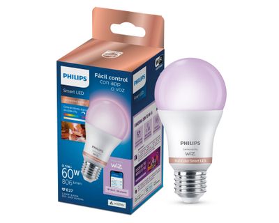 Imagen 2 del producto Ampolleta Led 8.5W E27 RGB Smart Bulbo A60