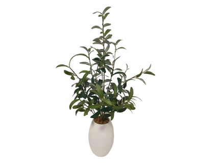 Planta artificial con maceta Oliva