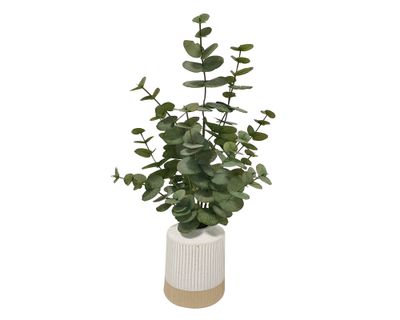 Planta artificial con maceta Eucalipto