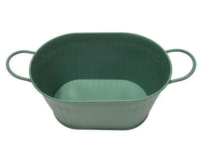 Imagen 2 del producto Maceta Oval con asas verde