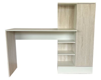 Centro trabajo Amulio natural/blanco 1 puerta