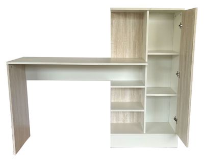 Imagen 2 del producto Centro trabajo Amulio natural/blanco 1 puerta