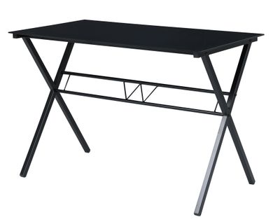 Escritorio negro 75x110x60 cm