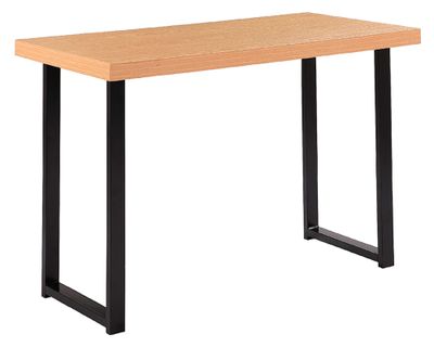 Escritorio Lucas madera/negro 75x120x60 cm