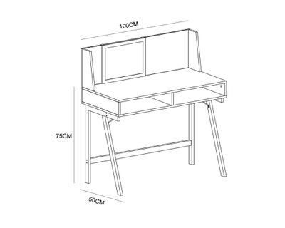 Imagen 2 del producto Escritorio con pizarra corcho