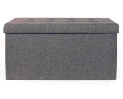 Imagen 2 del producto Pouf 38x76x38 cm gris
