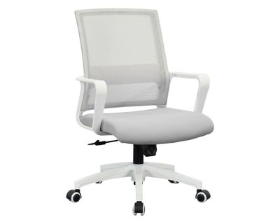 Imagen 2 del producto Silla PC Solange gris/blanco