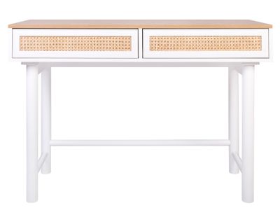 Imagen 1 del producto Escritorio Erato blanco/natural 2 cajones