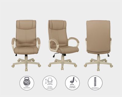 Imagen 2 del producto Sillón ejecutivo Michigan beige