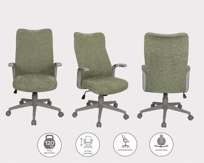 Imagen 2 del producto Silla ejecutiva Fabric sage green