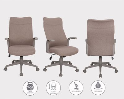 Imagen 2 del producto Silla ejecutiva Fabric beige