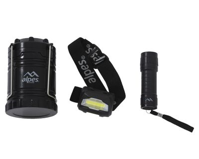 Imagen 1 del producto Pack linterna+lámpara camping luz frontal