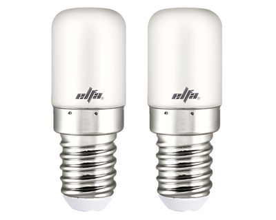 Pack 2 ampolletas Led 1.5W E14 luz fría Refrigerador