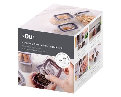 Imagen 2 del producto Organizador hermético Block 6 piezas