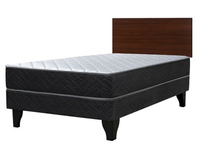 Cama europea Aura 1.5 plazas + respaldo Cadiz