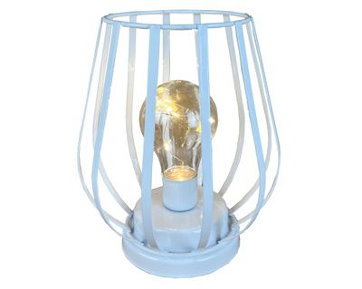 FAROL METÁLICO DECO COLORES C/PILAS