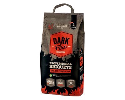 Bolsa briqueta alta gama negro 4 kg