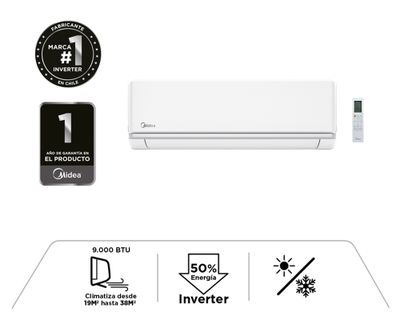 Imagen 2 del producto Aire acondicionado split inverter XTRA09K 9000 BTU frío/calor