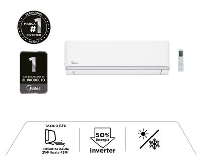 Imagen 2 del producto Aire acondicionado split inverter XTRA12K 12000 BTU frío/calor