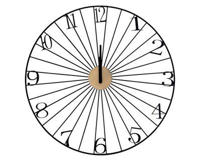 Reloj Bistró 50 cm negro