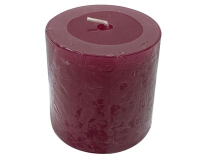 Vela Pilar 7 cm guinda