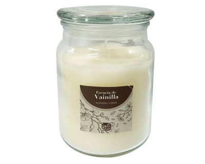 Vela frasco ecru