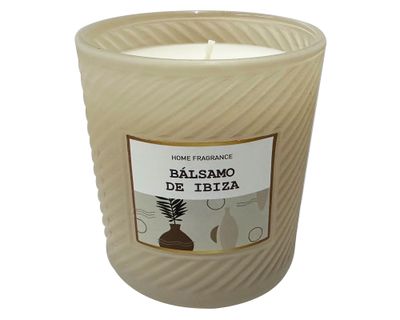 Vela 10 cm beige Mundo 2