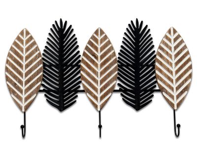 Imagen 1 del producto Percha Hoja café/negro