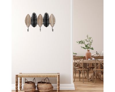 Imagen 2 del producto Percha Hoja café/negro