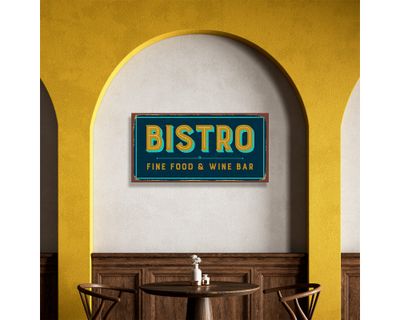 Imagen 2 del producto Cuadro metal 15x30 cm D2