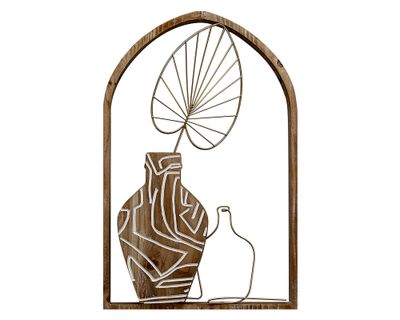 Imagen 1 del producto Cuadro 3D metal 44.5x29 cm