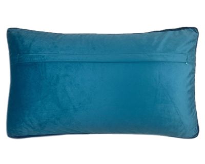 Imagen 2 del producto Cojín terciopelo azul 30x50 cm