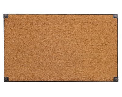 Limpiapiés Borde metal liso 60x100 cm