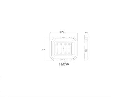 Imagen 2 del producto Proyector LED 150W 2700 K luz cálida
