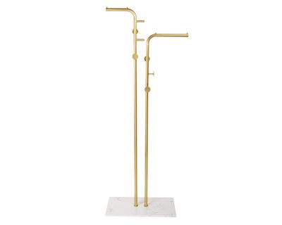 Perchero pie dorado 173.5x66.5x30 cm