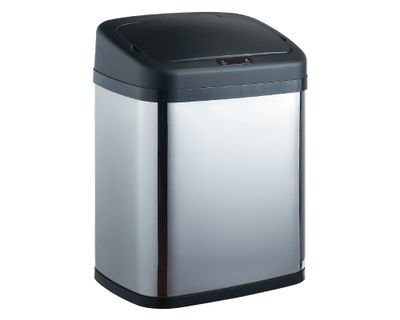 Basurero con sensor cromado 20 lt