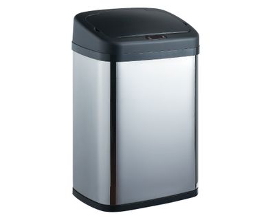 Basurero con sensor cromado 30 lt