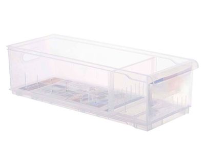 Organizador repisa bajo transparente