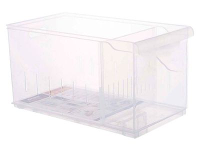 Organizador repisa alto transparente