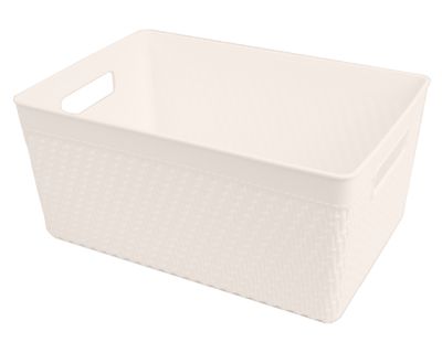 Canasto organizador clóset Look mimbre 4 lt