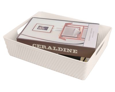 Imagen 2 del producto Canasto organizador clóset Look mimbre 6 lt