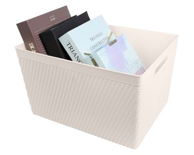 Imagen 2 del producto Canasto organizador clóset Look mimbre 18 lt