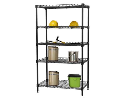 Imagen 2 del producto Repisa 5 Niveles negro 160x60x35 cm