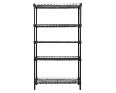 Imagen 2 del producto Repisa 5 Niveles negro 160x60x35 cm