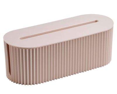 Organizador cables tapa desmontable